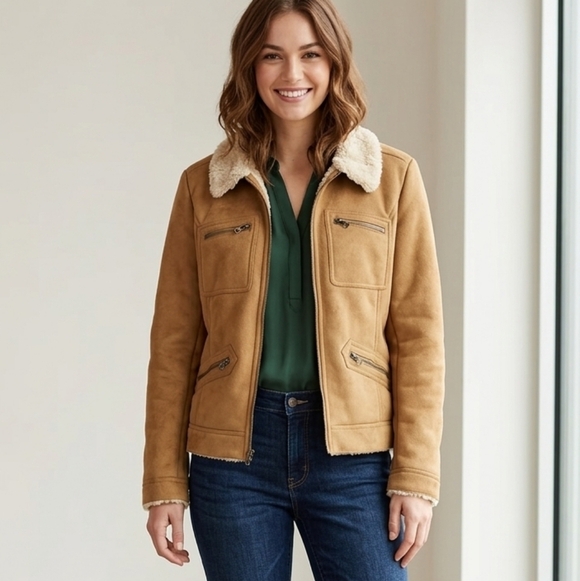 Disney Jackets & Blazers - 𝅺DISNEY Resorts Faux Suede Jacket NWT 😍